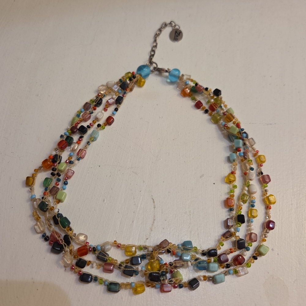 ZAD Multicolor Beaded Necklace